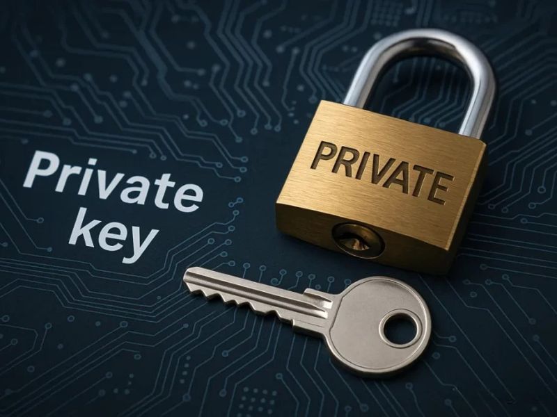 Bảo vệ Private Key bằng c&aacute;ch kh&ocirc;ng chia sẻ, tr&aacute;nh lưu online, d&ugrave;ng 2FA, chỉ truy cập nguồn uy t&iacute;n, tr&aacute;nh link lạ v&agrave; WiFi c&ocirc;ng cộng