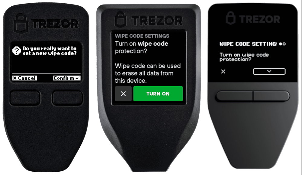 K&iacute;ch hoạt t&iacute;nh năng M&atilde; x&oacute;a (Wipe Code) th&ocirc;ng qua c&ocirc;ng cụ d&ograve;ng lệnh trezorctl