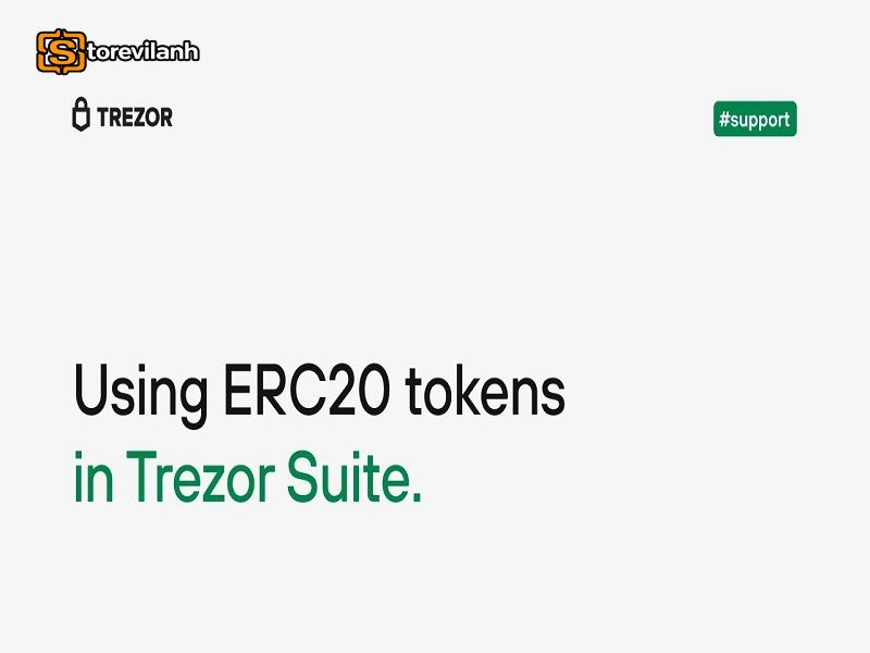 Trezor Suite lưu trữ an to&agrave;n token ERC-20 trong t&agrave;i khoản Ethereum v&agrave; dễ nhận token