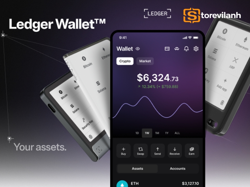 Ledger Wallet&trade; l&agrave; giải ph&aacute;p bảo mật phần cứng gi&uacute;p người d&ugrave;ng kiểm so&aacute;t t&agrave;i sản tr&ecirc;n blockchain