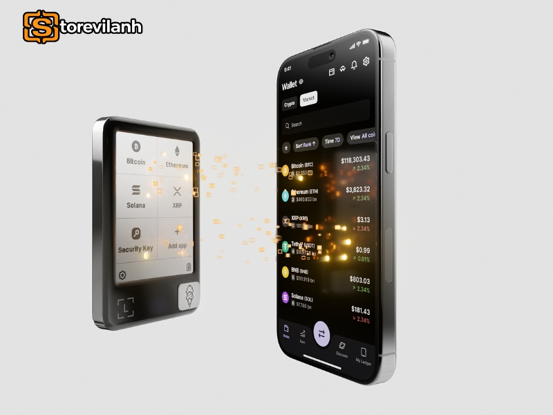 Thiết bị k&yacute; điện tử Ledger bảo vệ kh&oacute;a ri&ecirc;ng tư, x&aacute;c thực giao dịch v&agrave; tăng bảo mật t&agrave;i sản số
