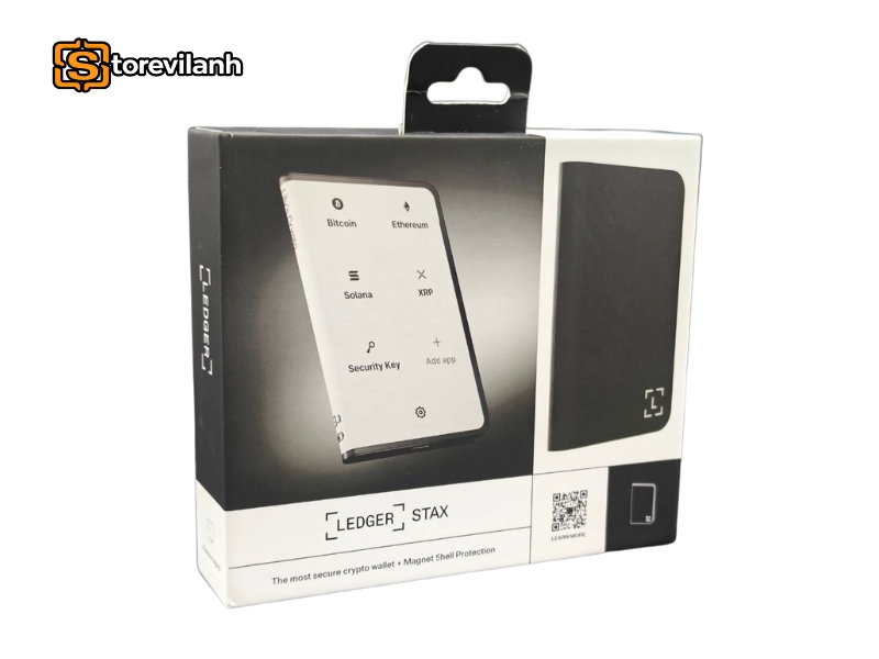 Ledger Stax&trade; l&agrave; thiết bị k&yacute; điện tử cao cấp, kết hợp bảo mật mạnh mẽ, thiết kế sang trọng v&agrave; trải nghiệm tiện lợi