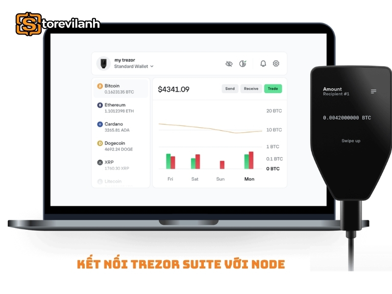 Kết nối Trezor Suite với node riêng để tăng quyền riêng tư