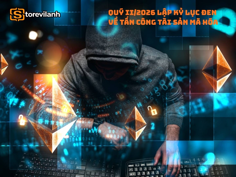 Quý II/2026 lập kỷ lục đen về tấn công tài sản mã hóa