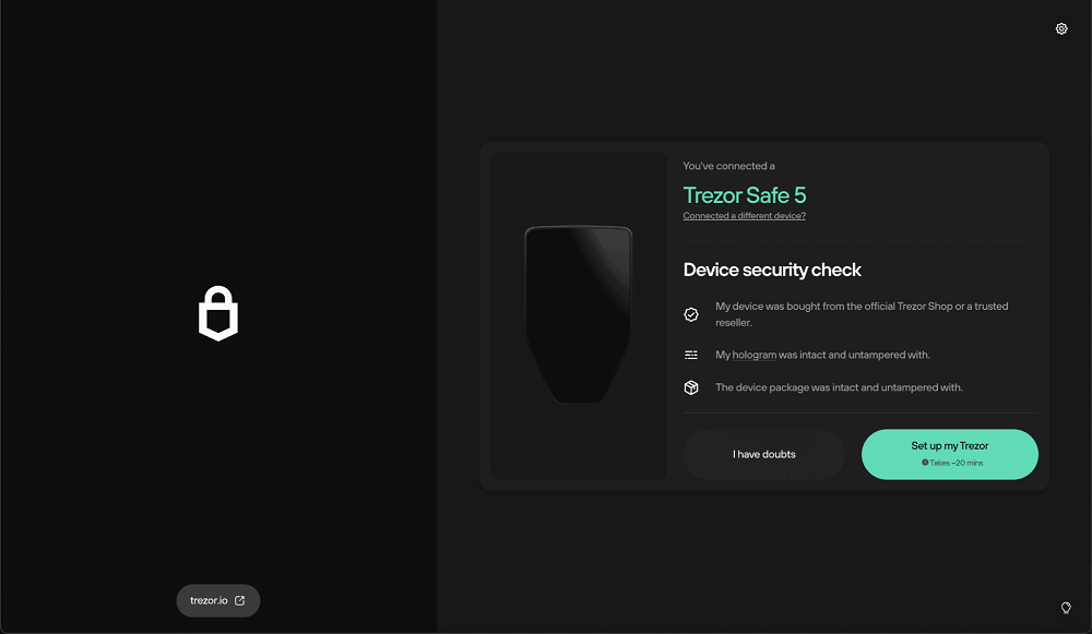Hướng dẫn cài đặt ví lạnh Trezor Safe 5 chi tiết từ A-Z