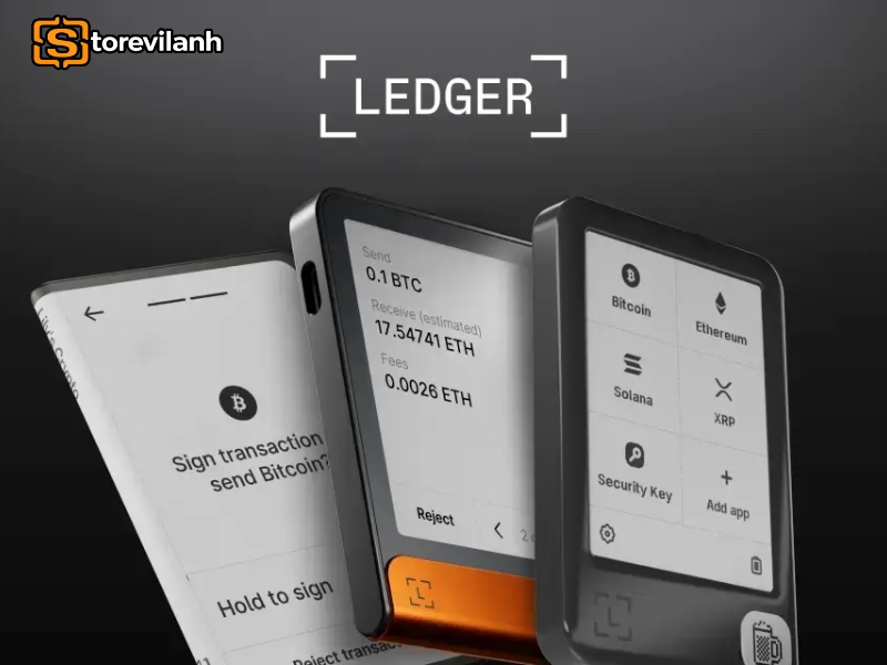 Ledger bảo vệ kh&oacute;a ri&ecirc;ng v&agrave; k&yacute; x&aacute;c nhận giao dịch, gi&uacute;p người d&ugrave;ng kiểm so&aacute;t t&agrave;i sản số
