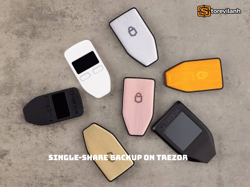 Single-share Backup on Trezor - Sao lưu một thư mục duy nhất