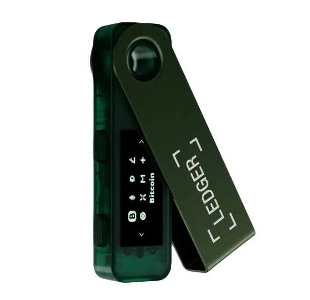 Ledger Nano S Plus màu Emerald Green - Xanh Ngọc - Hình 3